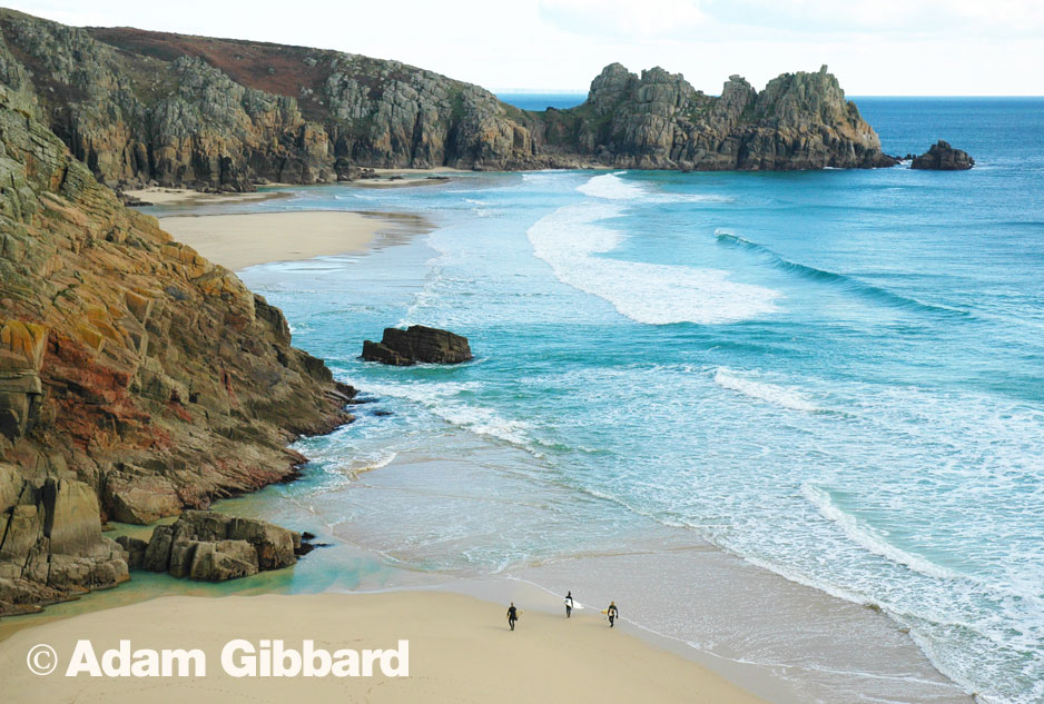 Porthcorno Beach Cornwall