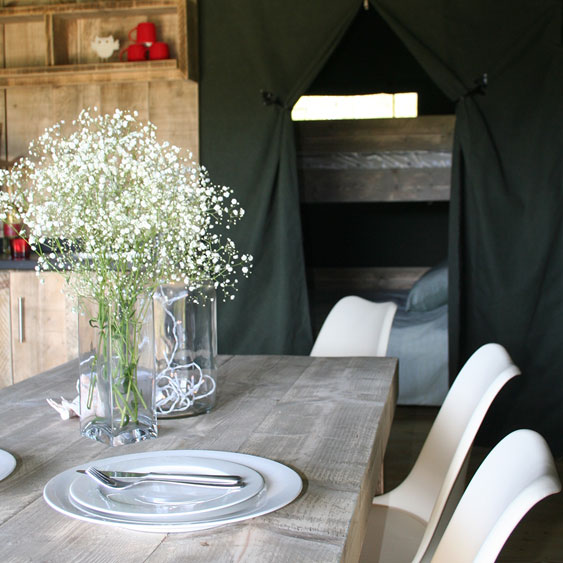 Safari tent 2 Glamping Cornwall