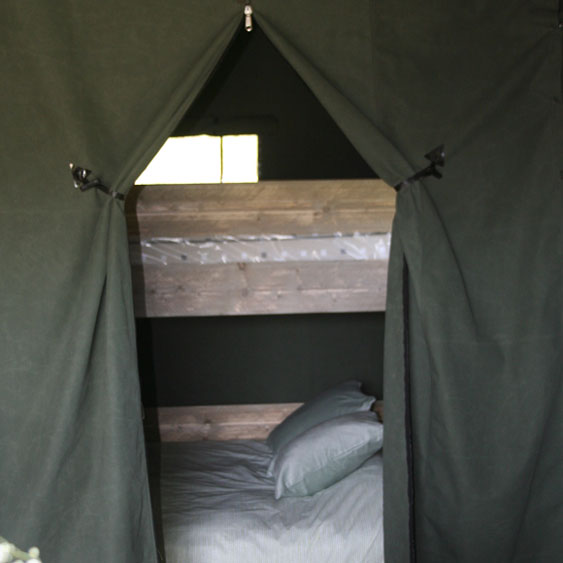 Safari tent 4 Glamping Sennen